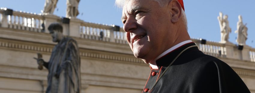 El cardenal alemán Gerhard Müller en la plaza de San Pedro, en el Vaticano, en noviembre de 2014