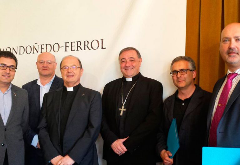 Luis Ángel de las Heras, en la presentación de los nombramientos diocesanos obispo