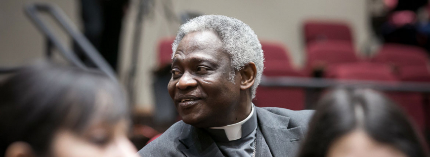 El cardenal Peter Turkson, prefecto de la Congregación para el Desarrollo Humano Integral Ghana