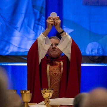 Presidente de la USCCB, Timothy Broglio en la Asamblea Plenaria de Primavera 2024