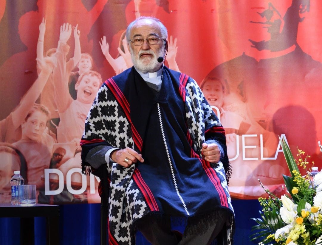 El cardenal Cristóbal López Romero, en el homenaje a los misioneros salesianos