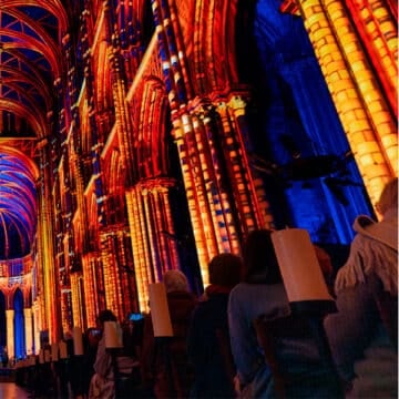 La catedral de San Sebastián acoge un espectáculo inmersivo lleno de luz y sensaciones
