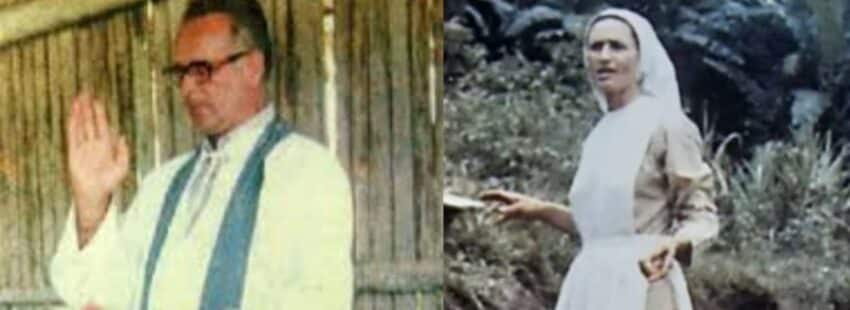 El obispo misionero español Alejandro Labaka y la religiosa colombiana Inés Arango, declarados