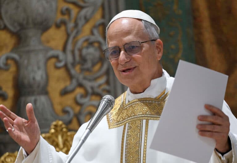 Primera misa del papa León XIV