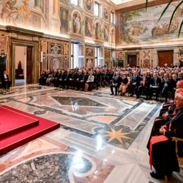 El papa León XIV en audiencia con la Asamblea General de la Fundación Centesimus Annus Pro